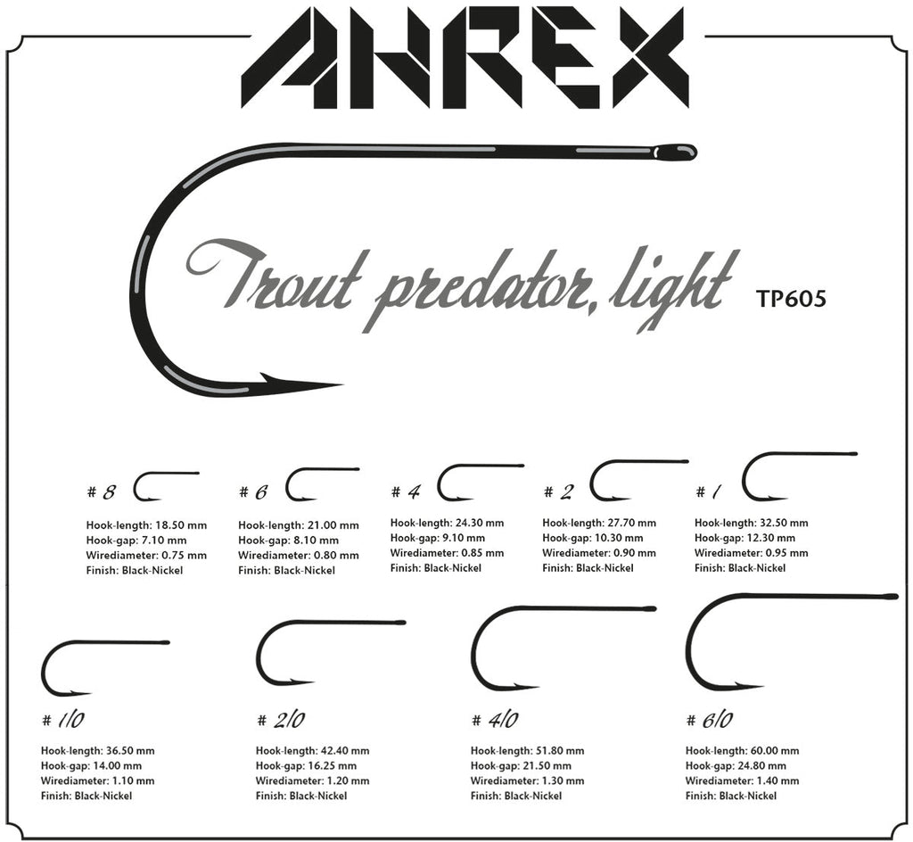 Ahrex TP610 Trout Predator Streamer Hook - Spawn Fly Fish– Spawn Fly Fish