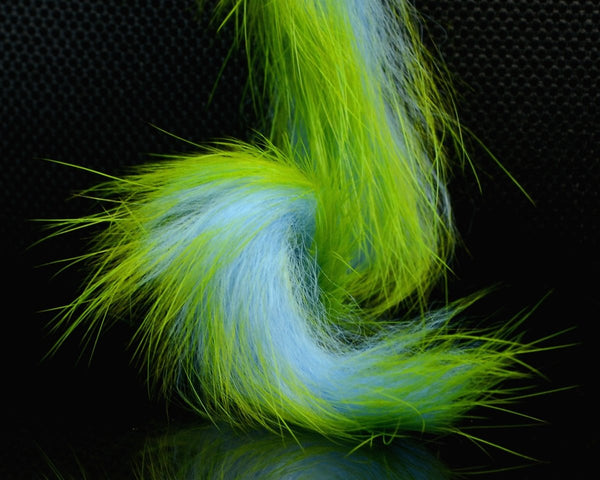 Hareline Two Toned Rabbit Strips - Spawn Fly Fish - Hareline Dubbin